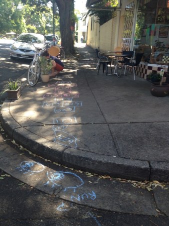 Emma Wise Hopscotch (past cafe) 2014